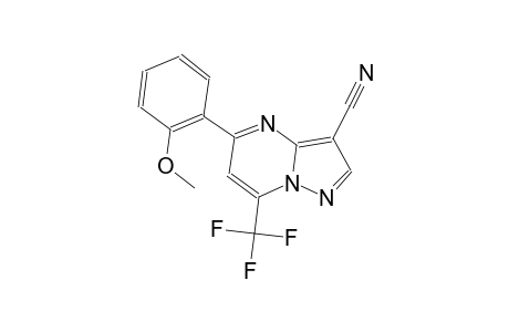 5-(2-methoxyphenyl)-7-(trifluoromethyl)pyrazolo[1,5-a]pyrimidine-3-carbonitrile