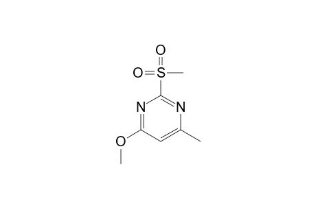 Pyrimidine, 4-methoxy-6-methyl-2-(methylsulfonyl)-
