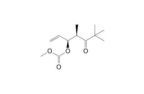 5-(Methoxycarbonyloxy)-2,2,4-trimethylhept-6-en-3-one