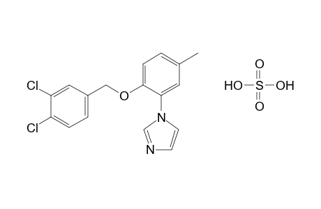 1-{6-[(3,4-dichlorobenzyl)oxy]-m-tolyl}imidazole, sulfate(1:1)