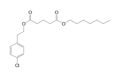 Glutaric acid, 2-(4-chlorophenyl)ethyl heptyl ester