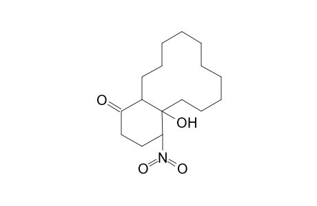 4a-Hydroxy-4-nitrotetradecahydrobenzo[a]cyclododecen-1(2H)-one
