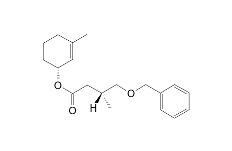 (1R)-3-Methyl-2-cyclohexenyl (3R)-4-Benzyloxy-3-methylbutanoate