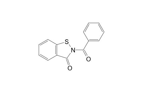 2-(benzoyl)-1,2-benzothiazol-3-one