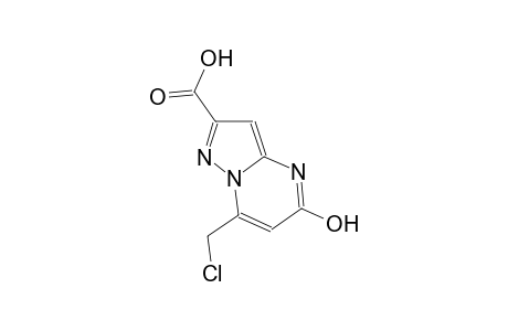 pyrazolo[1,5-a]pyrimidine-2-carboxylic acid, 7-(chloromethyl)-5-hydroxy-