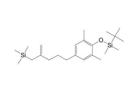 1-[(tert-Butyldimethylsilyl)oxy]-2,6-dimethyl-4-[4-[(trimethylsilyl)methyl]-4-pentenyl]benzene
