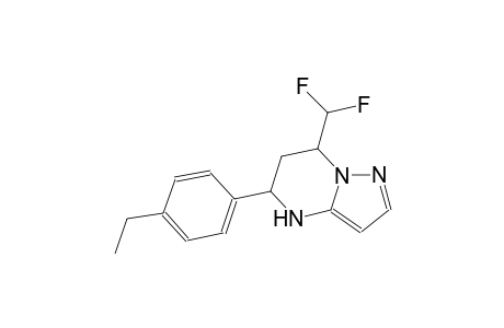 7-(difluoromethyl)-5-(4-ethylphenyl)-4,5,6,7-tetrahydropyrazolo[1,5-a]pyrimidine