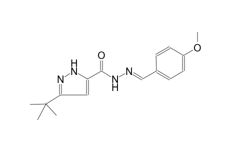 1H-pyrazole-5-carboxylic acid, 3-(1,1-dimethylethyl)-, 2-[(E)-(4-methoxyphenyl)methylidene]hydrazide
