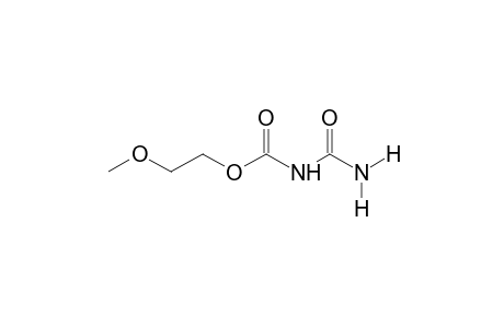 allophanic acid, 2-methoxyethyl ester