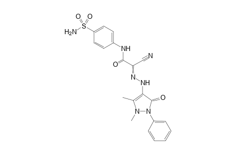 N-[(1,5-dimethyl-3-oxo-2-phenyl-pyrazol-4-yl)amino]-2-oxo-2-(4-sulfamoylanilino)acetimidoyl cyanide