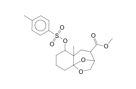 6-Methyl-11,12-dioxatricyclo[7.2.1.0(1,6)]dodecan-5-ol-8-carboxylic acid, methyl ester p-tosylate