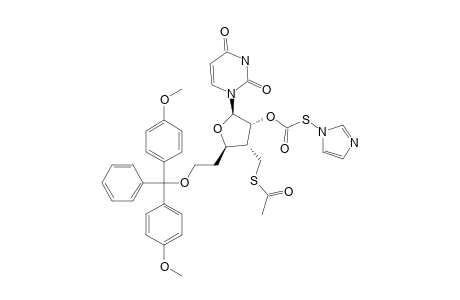 1-[(2R,3R,4R,5R)-4-ACETYLTHIOMETHYL-5-[2-(4,4'-DIMETHOXYTRIPHENYLMETHOXY)-ETHYL]-3-(1-IMIDAZOTHIOCARBONYLOXY)-TETRAHYDROFURAN-2-YL]-URACIL