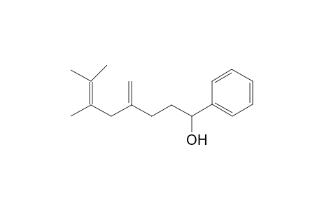 6,7-Dimethyl-4-methylene-1-phenylocte-6-en-1-ol
