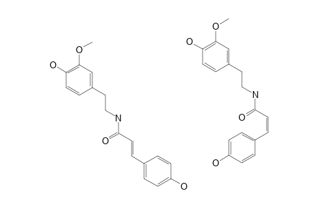 (CIS)/(TRANS)-N-PARA-COUMAROYL-3-O-METHYL-DOPAMINE;MIXTURE