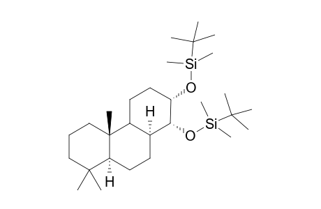 13.alpha.,14.alpha.-Bis(t-Butyldimethylsilyloxy)-8-epi-podocarpane