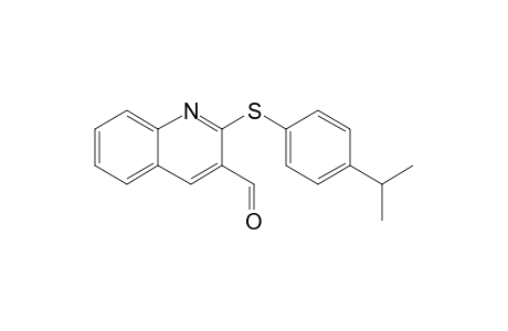 2-(4-Isopropylphenylthio)quinoline-3-carbaldehyde