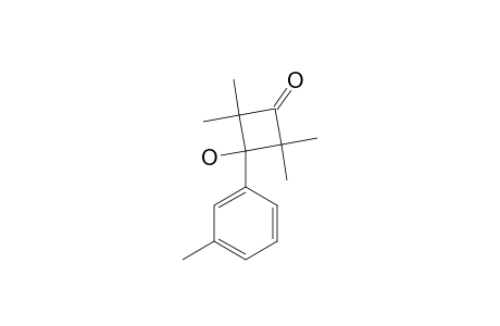 3-(META-TOLYL)-3-HYDROXYL-2,2,4,4-TETRAMETHYLCYCLOBUTANONE