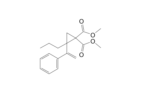 2-(1-phenylethenyl)-2-propylcyclopropane-1,1-dicarboxylic acid dimethyl ester