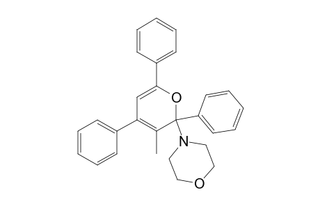 3-Methyl-2-morpholino-2,4,6-triphenyl-2H-pyrane