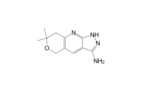 7,7-Dimethyl-1,5,7,8-tetrahydropyrano[4,3-b]pyrazolo[4,3-e]pyridin-3-amine