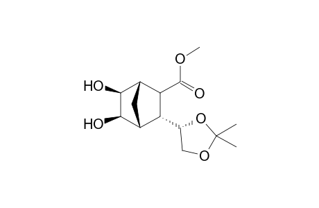Methyl (1S,2R,3S,4R,5S,6R)-2,3-Dihydroxy-6-[(4S)-4-(2,2-dimethyl-1,3-dioxolo)]bicyclo[2.2.1]hept-5-ylcarboxylate