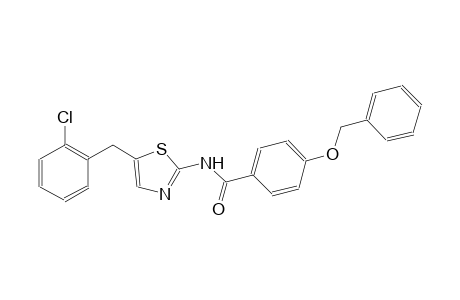 benzamide, N-[5-[(2-chlorophenyl)methyl]-2-thiazolyl]-4-(phenylmethoxy)-