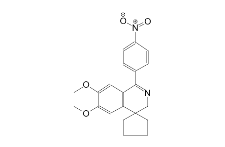 6',7'-dimethoxy-1'-(4-nitrophenyl)-3'H-spiro[cyclopentane-1,4'-isoquinoline]