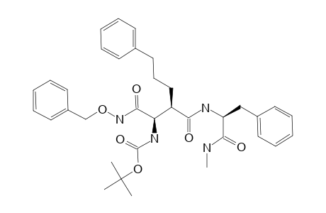 N-METHYL-(R)-2-[(R)-2-(BENZYLOXYAMINO)-1-(TERT.-BUTOXYCARBONYLAMINO)-2-OXO-ETHYL]-5-PHENYLPENTANOYL-(S)-PHENYLALANINEAMIDE