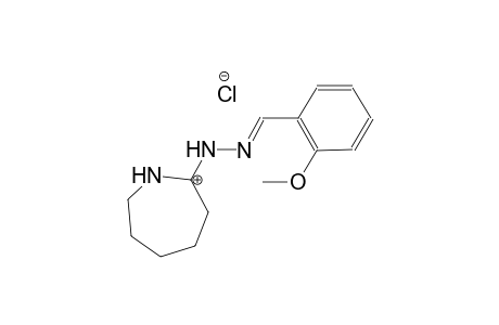 (1E,2E)-1-(azepan-2-ylidene)-2-(2-methoxybenzylidene)hydrazin-1-ium chloride