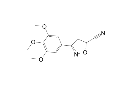 3-(3',4',5'-Trimethoxyphenyl)-5-cyano-4,5-dihydroisoxazole