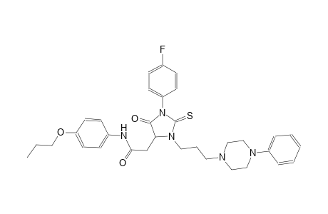 4-imidazolidineacetamide, 1-(4-fluorophenyl)-5-oxo-3-[3-(4-phenyl-1-piperazinyl)propyl]-N-(4-propoxyphenyl)-2-thioxo-