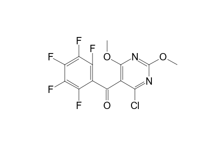 (4-Chloro-2,6-dimethoxypyrimidin-5-yl)pentafluorophenylmethanone
