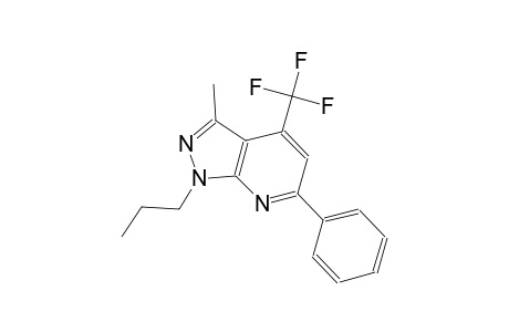 1H-pyrazolo[3,4-b]pyridine, 3-methyl-6-phenyl-1-propyl-4-(trifluoromethyl)-