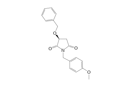 (3S)-1-[(4-methoxyphenyl)methyl]-3-phenylmethoxy-pyrrolidine-2,5-dione