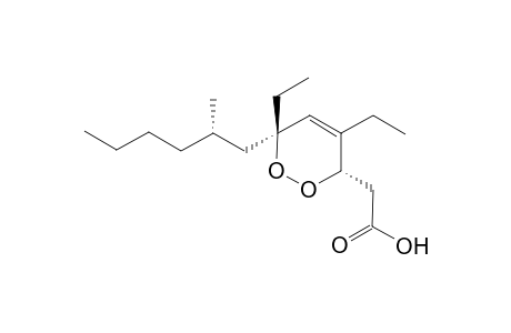 2-[(3S,6R)-4,6-diethyl-6-[(2S)-2-methylhexyl]-3H-1,2-dioxin-3-yl]acetic acid