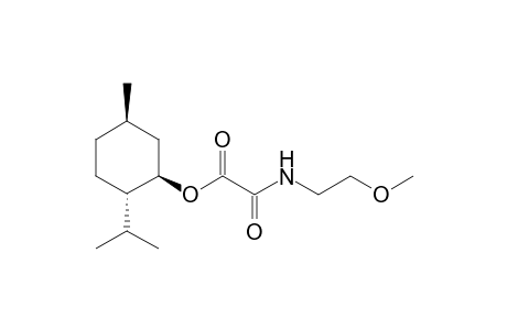 L-menthyl-N-2-methoxyethyl oxamate