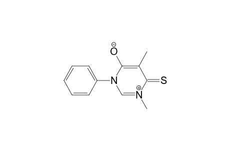 3,6-Dihydro-1,5-dimethyl-3-phenyl-6-thioxo-1-pyrimidinium-4-olate