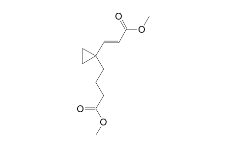 ACRYLIC ACID, 3-(1-METHOXYCARBONYLPROPYL)-CYCLOPROPYL-, METHYL ESTER, trans