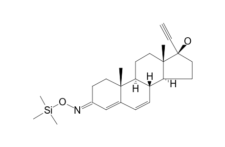 17.alpha.-Ethynyl-17.beta.-hydroxy-4,6-estradien-3-one-methyloxime-tms