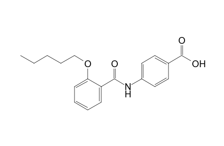 p-[o-(pentyloxy)benzamido]benzoic acid