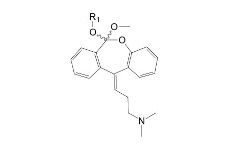 Doxepin-M (HO-methoxy-glucuronide) isomer 1 MS2