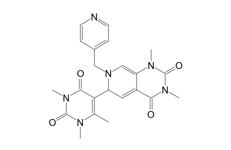 1,3-Dimethyl-7-(4-pyridylmethyl)-6-(1,3,4-trimethyl-2,6-dioxo-pyrimidin-5-yl)-6H-pyrido[3,4-d]pyrimidine-2,4-dione