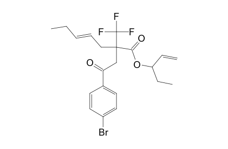 2-[2-(4-BROMOPHENYL)-2-OXOETHYL]-2-(TRIFLUOROMETHYL)-HEPT-4-ENOIC-ACID-1-ETHYLALLYLESTER