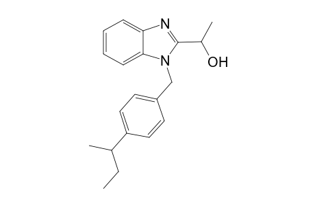 1H-1,3-Benzimidazole-2-methanol, .alpha.-methyl-1-[[4-(1-methylpropyl)phenyl]methyl]-