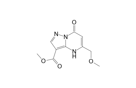 Pyrazolo[1,5-a]pyrimidine-3-carboxylic acid, 4,7-dihydro-5-(methoxymethyl)-7-oxo-, methyl ester