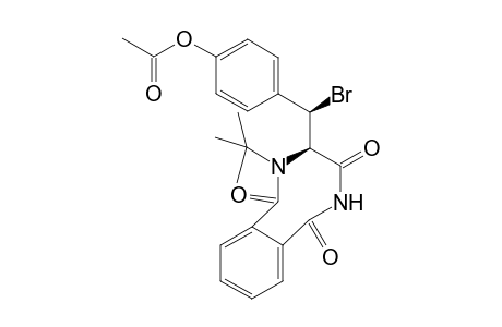 (2R,3R)-O-Acetyl-3-bromo-N-tert-butyl-N(,alpha.)-phthaloyltyrosinamide