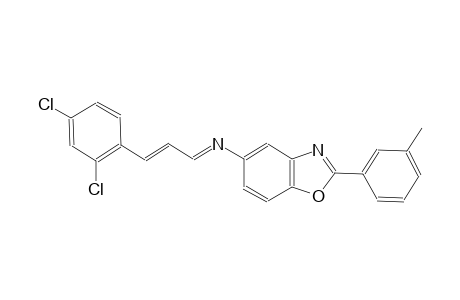 N-[(E,2E)-3-(2,4-dichlorophenyl)-2-propenylidene]-2-(3-methylphenyl)-1,3-benzoxazol-5-amine