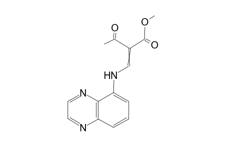 5-[2'-Acetyl-2'-(methoxycarbonyl)ethenyl]amino-1,4-quinoxaline