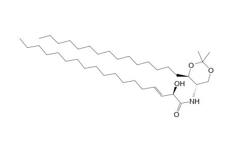 (R,E)-N-((4R,5S)-2,2-Dimethyl-4-pentadecyl-1,3-dioxan-5-yl)-2-hydroxyoctadec-3-enamide