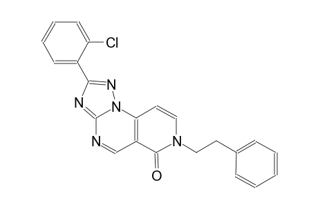 pyrido[3,4-e][1,2,4]triazolo[1,5-a]pyrimidin-6(7H)-one, 2-(2-chlorophenyl)-7-(2-phenylethyl)-